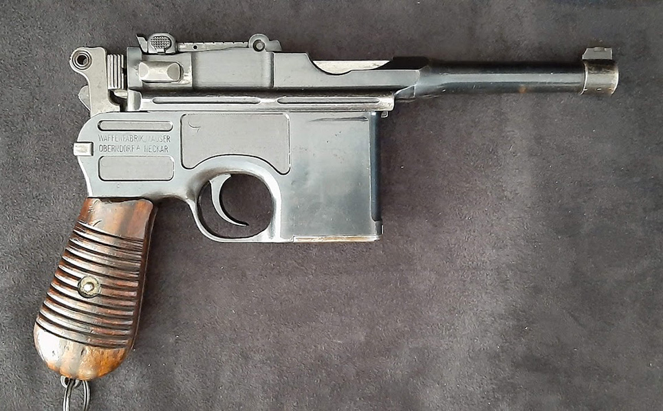 Mauser C96 Broomhandle Pistol Nazi Navy rework. Ref.#6NMP